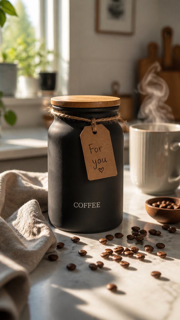 stylish airtight coffee containers